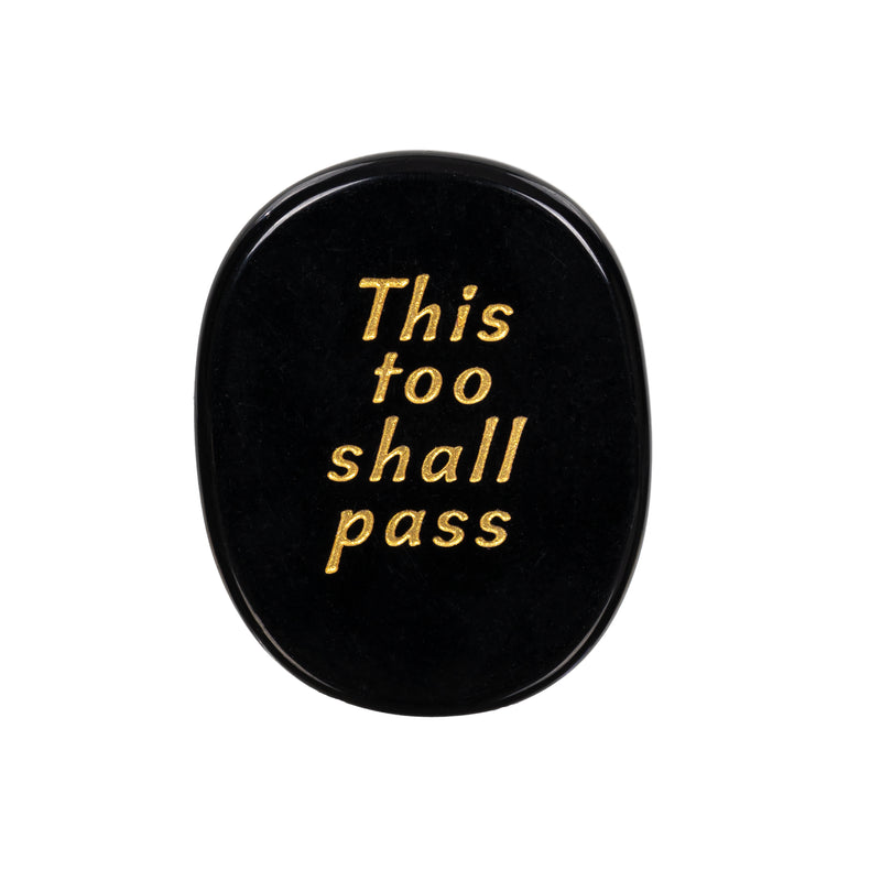 Engraved Wish Stone Token, Asst of 24 in Box