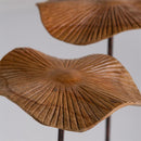Wood Mushroom Metal Stakes, Set of 3