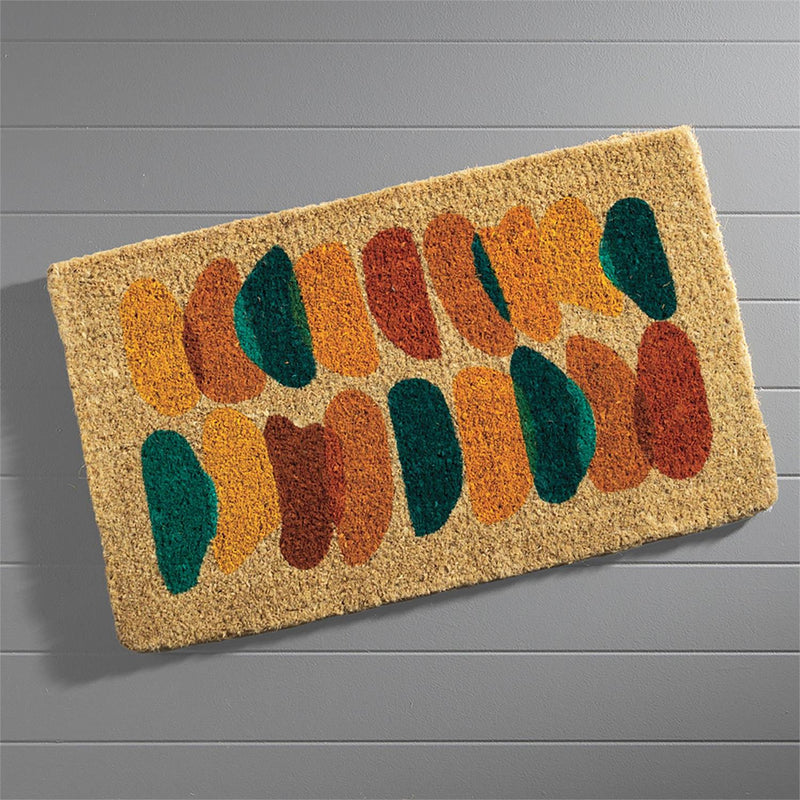 Painter's Palette Coir Door Mat