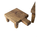 Wood Serving Board on Legs, Set of 2