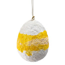 Fiber Mache Egg-shaped Ornaments, Set of 8