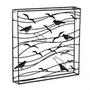 Handcrafted Metal Raven Wall Art