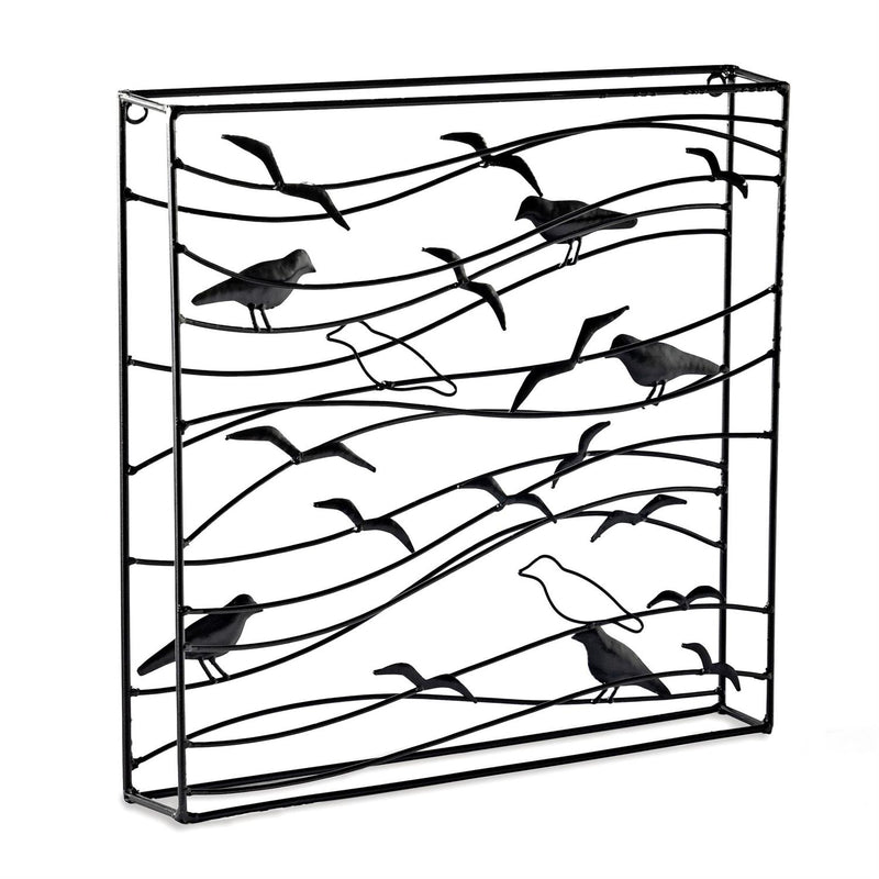 Handcrafted Metal Raven Wall Art