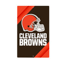 Cleveland Browns Logo Sign USA Metal Wall Sign, 7.5" x 11.5"