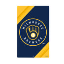 Milwaukee Brewers Logo Sign USA Metal Wall Sign, 7.5" x 11.5"