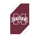 Mississippi State University Logo Sign USA Metal Wall Sign, 7.5" x 11.5"