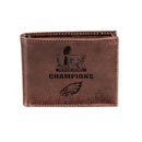 Philadelphia Eagles Super Bowl 59 Champions Wallet, Bi-fold, Brown