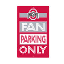 Ohio State University Fan Parking USA Metal Wall Sign, 7.5" x 11.5"
