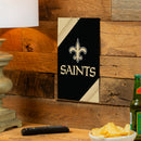 New Orleans Saints Logo Sign USA Metal Wall Sign, 7.5" x 11.5"