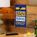 St Louis Blues Fan Parking USA Metal Wall Sign, 7.5" x 11.5"