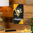 Pittsburgh Penguins Logo Sign USA Metal Wall Sign, 7.5" x 11.5"