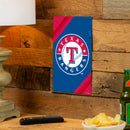 Texas Rangers Logo Sign USA Metal Wall Sign, 7.5" x 11.5"