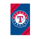 Texas Rangers Logo Sign USA Metal Wall Sign, 7.5" x 11.5"