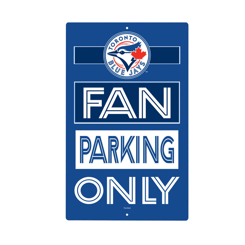 Toronto Blue Jays Fan Parking USA Metal Wall Sign, 7.5" x 11.5"