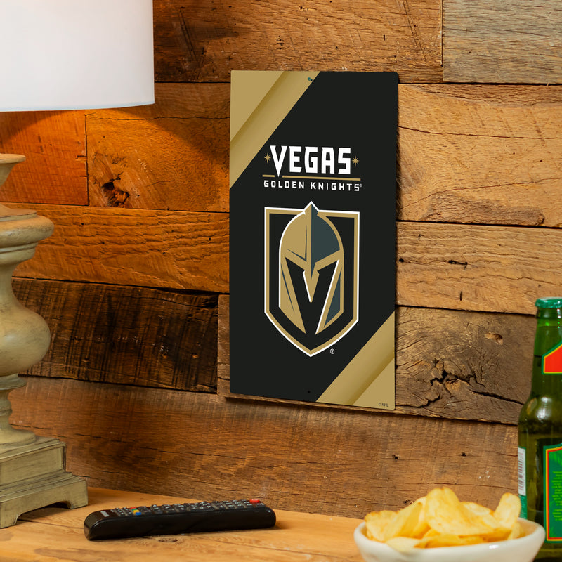 Vegas Golden Knights Logo Sign USA Metal Wall Sign, 7.5" x 11.5"