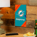 Miami Dolphins Logo Sign USA Metal Wall Sign, 7.5" x 11.5"