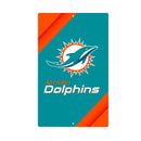 Miami Dolphins Logo Sign USA Metal Wall Sign, 7.5" x 11.5"