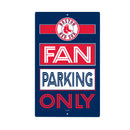 Boston Red Sox Fan Parking USA Metal Wall Sign, 7.5" x 11.5"