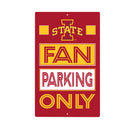 Iowa State University Fan Parking USA Metal Wall Sign, 7.5" x 11.5"