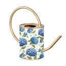 VivaStyle Watering Can, Printed Metal Watering Can, Hydrangea, 32oz
