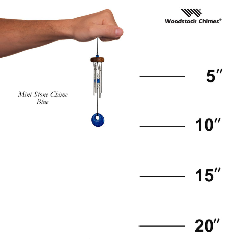 Mini Stone Chime - Blue,wsmscb
