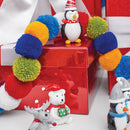 Polar Bear W/Santa hat Figurine