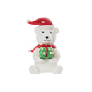 Polar Bear W/Santa hat Figurine