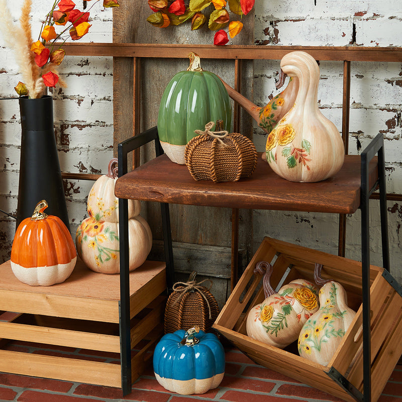 Orange/White Narrow Pumpkin Fig