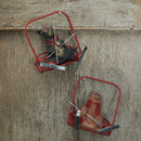 Bear Ski Lift Ornaments, A/2