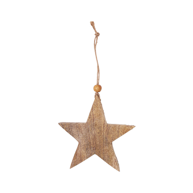 Sequin Golden Star Ornament