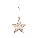 Sequin Golden Star Ornament