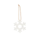 MDF Enamel Snowflake Ornament