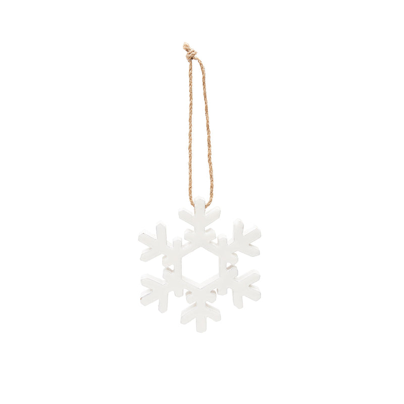 MDF Enamel Snowflake Ornament