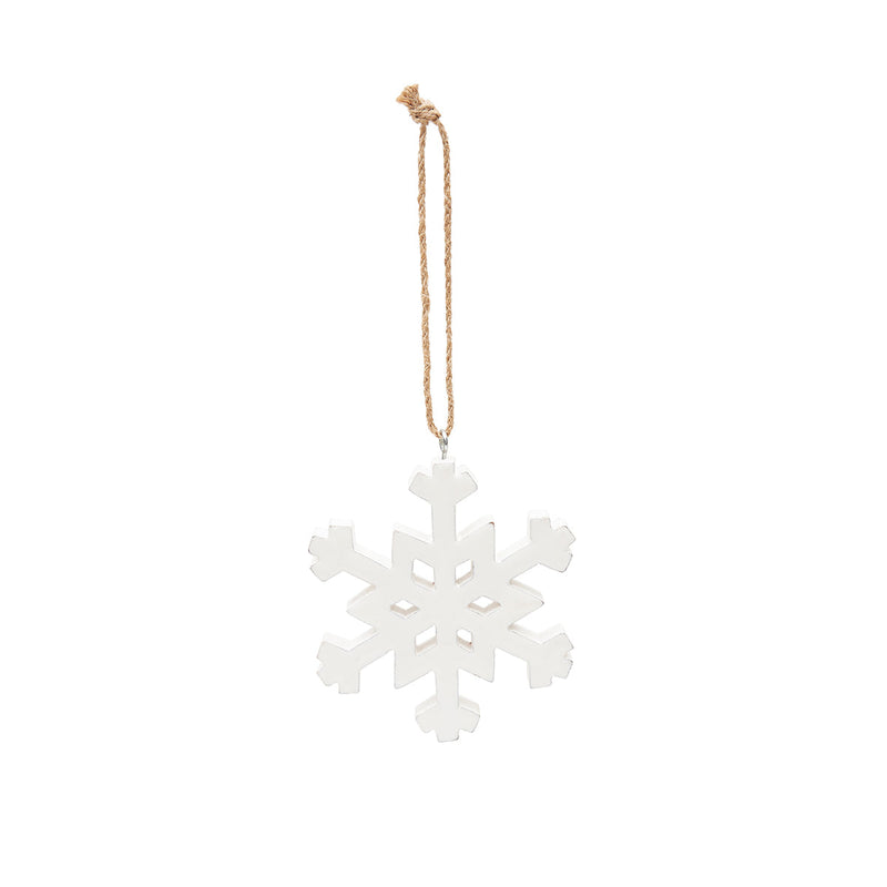 MDF Hexagonal Snowflake Ornament