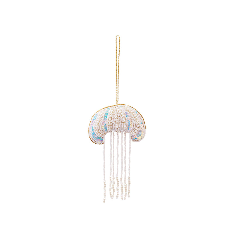 Pearl Shimmer Jelly Fish Orn