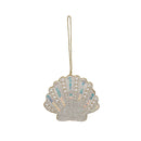 Pearl Shimmer Fan Shell Orn