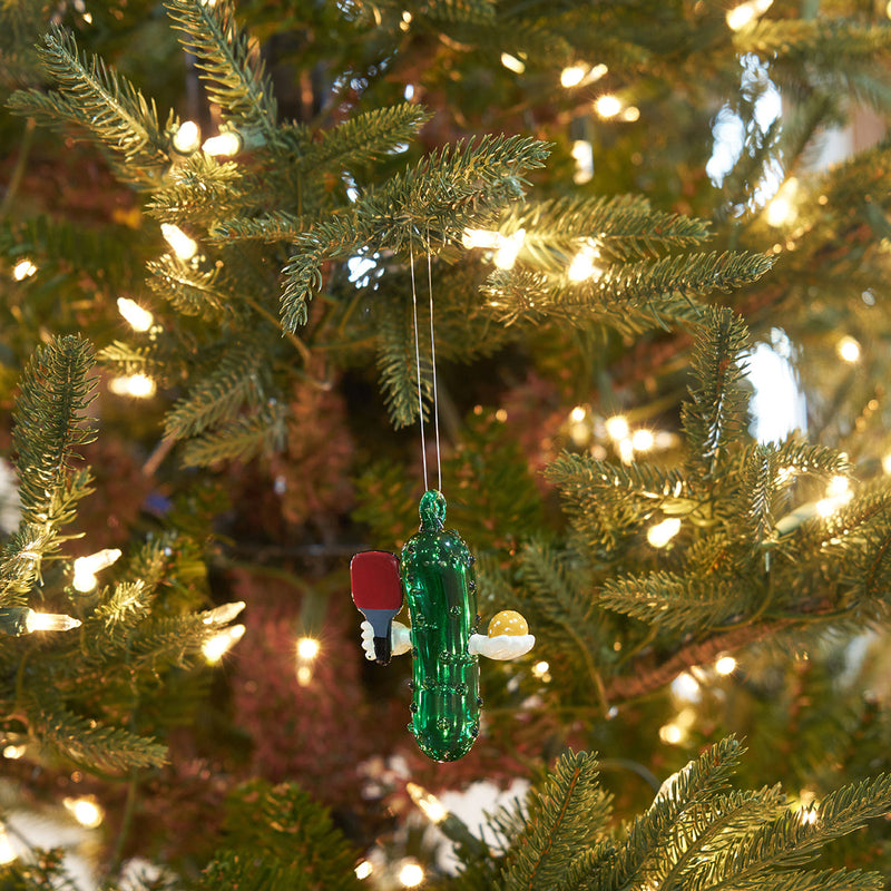 Pickle Ball Pickle Ornament