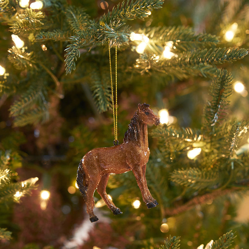 Brown Horse Ornament
