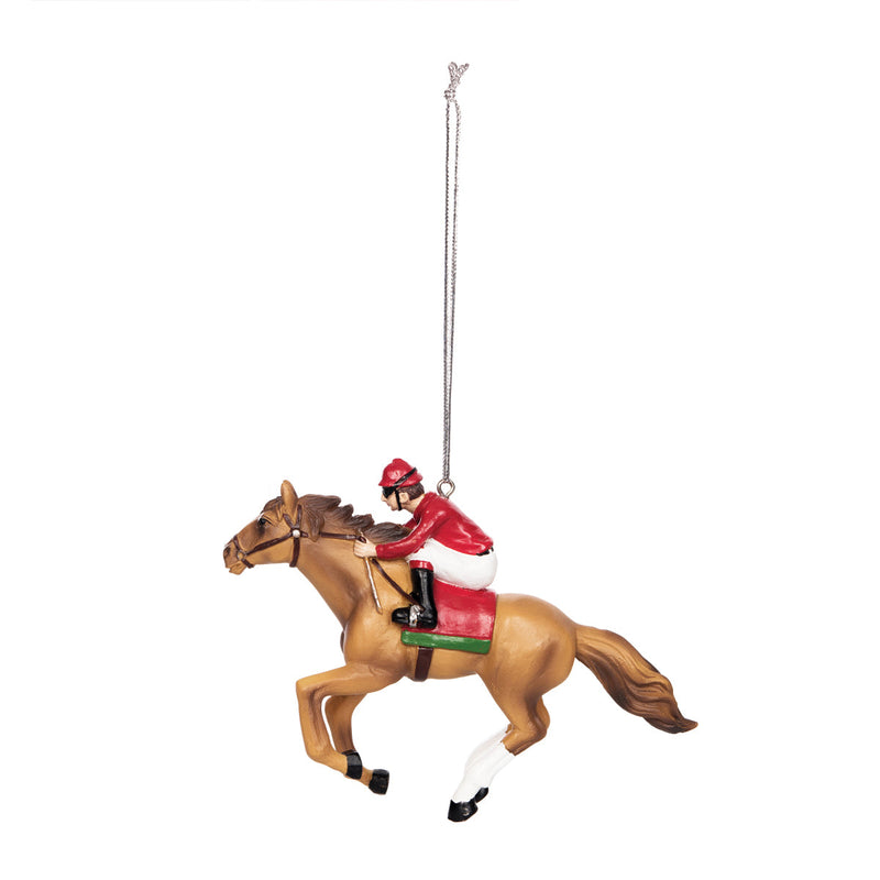 Race Horse Orn