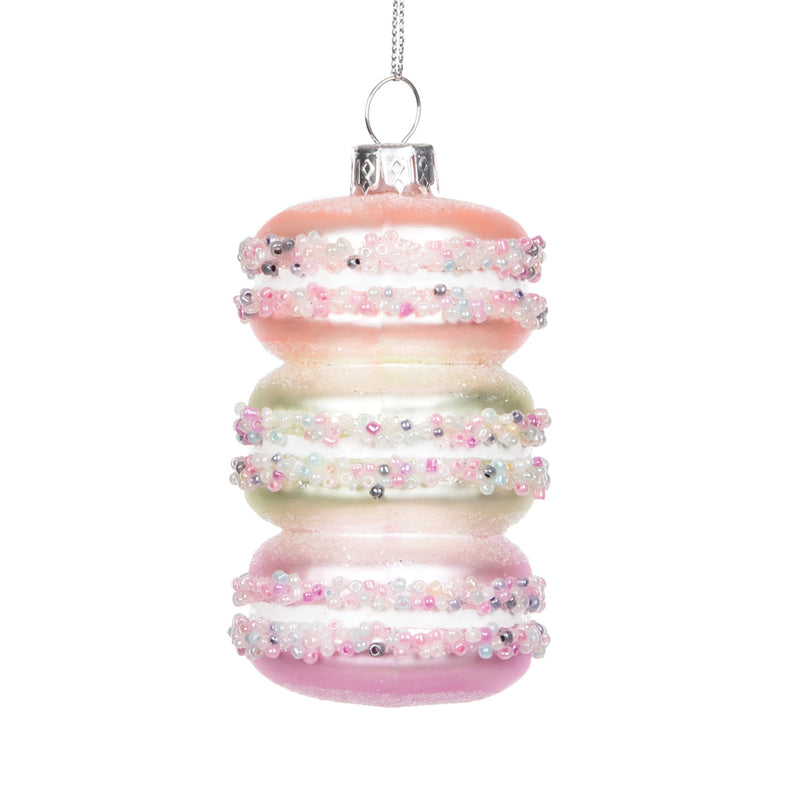Blown Glass Macaron Orn