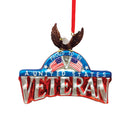 Blown Glass Veteran Orn