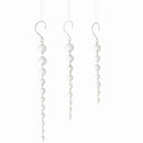Napa Home Garden,  BEAD ICICLE ORNAMENT ,SET OF 3,z4504sv