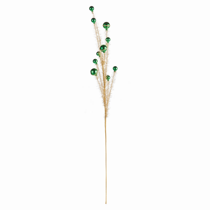 NAPA Home & Garden, GLITTERED ORNAMENT STEM 32",Z5598GR