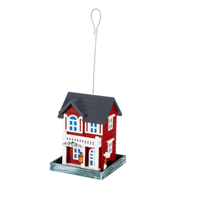 Pub Wood Bird Feeder