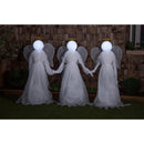 Evergreen Accessory,Set of 3 LED Angel,6.3x51.18x47.24 Inches