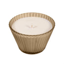 SDS HD 7oz Ribbed Cupcake Glass Candle Cocoa