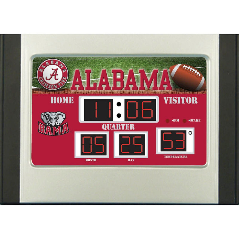 6.5"x9" Scoreboard Desk Clock (NG)- U of Alabama,0128605b