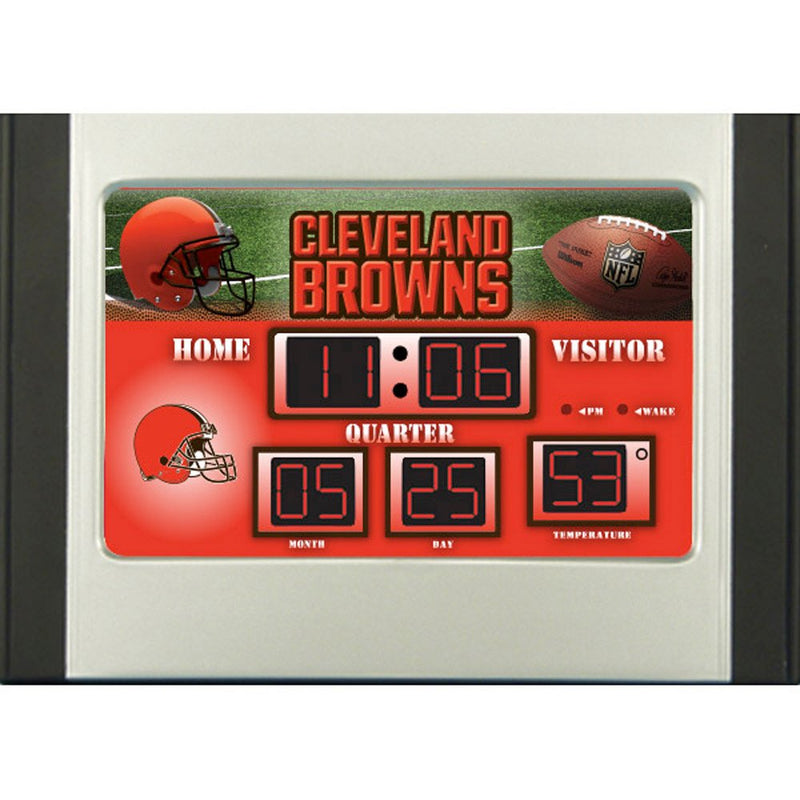 Evergreen 6.5"x9" Scoreboard Desk Clock (NG)- Cleveland Browns, 11'' x 8.5 '' x 5'' inches