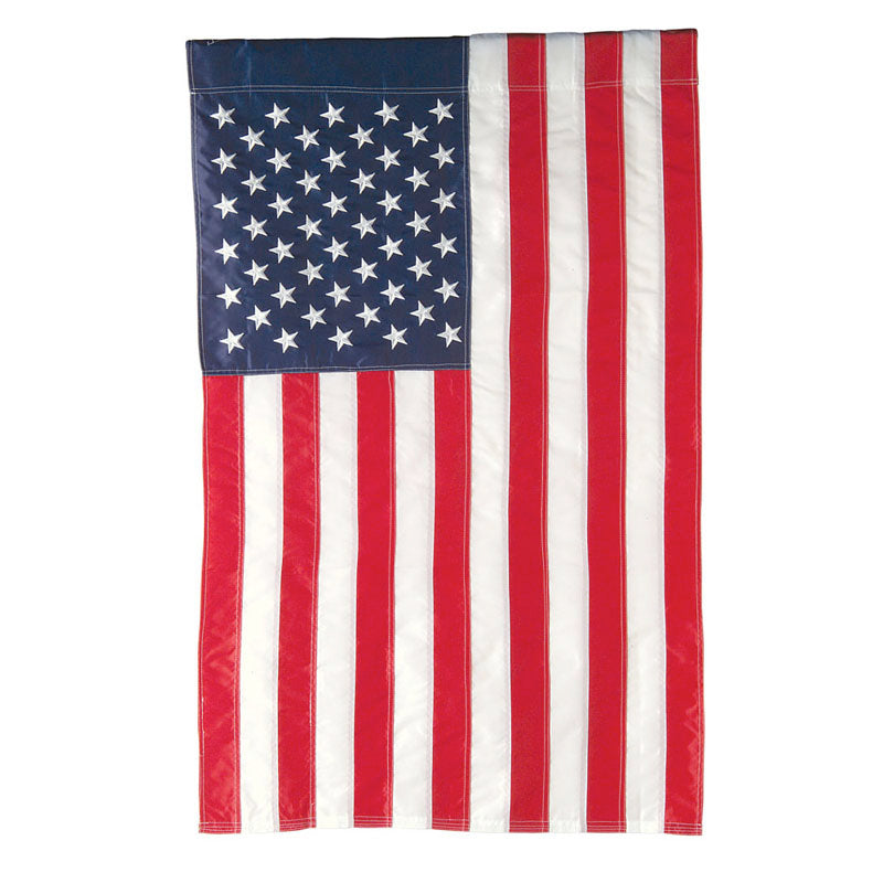 Evergreen Flag,American Flag House Applique Flag,28x0.5x44 Inches