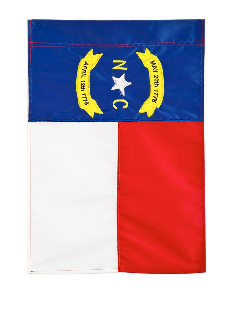 Evergreen Flag,NC State Garden Applique Flag,0.2x12.5x18 Inches